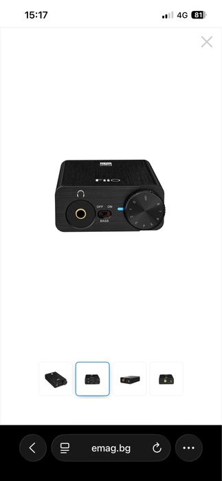 Fiio E10K Dac предусилвател