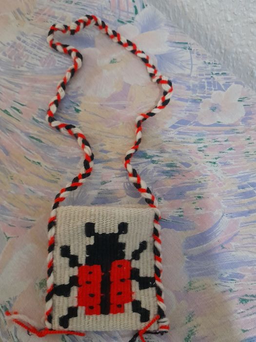 Чантичка за украса, 100% вълна