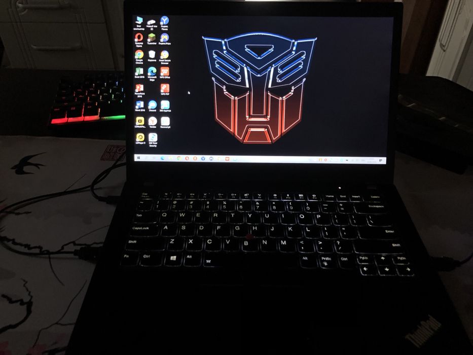 Карбоновый ноутбук Lenovo ThinkPad T480s | 16GB | 512GB | IPS