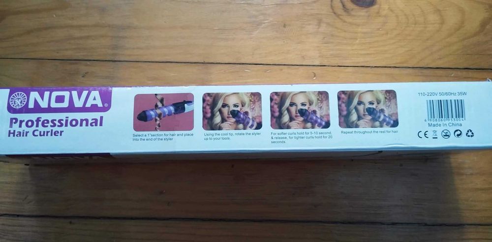 Спирална керамична маша за коса NOVA