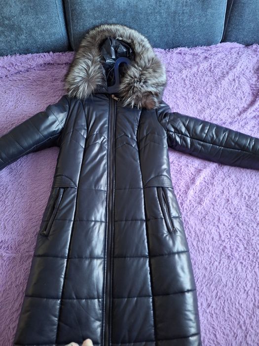Пальто зимне теплое