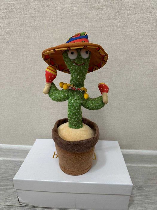 Игрушка танцующий кактус с маракасами