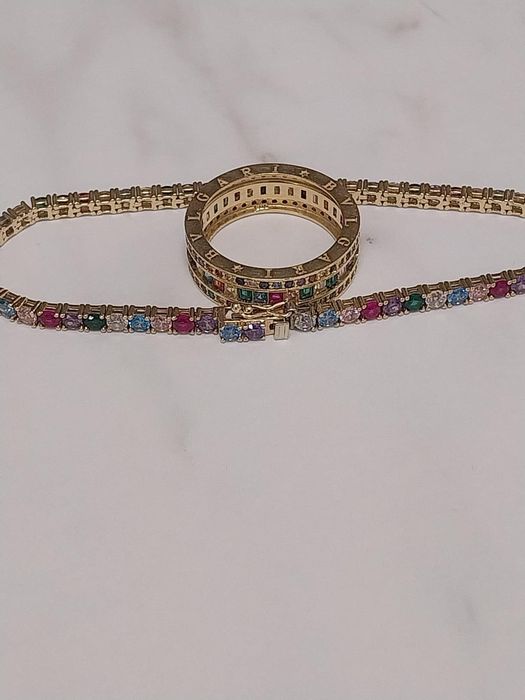 Vând inel si brățară aur 14k