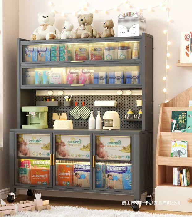 Shkaf oshxona Хранение без пыли | Uy va ofis uchun ixcham metall shkaf