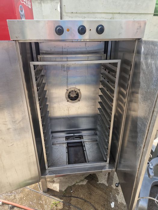 Dulap inox tavi, dospitor, dulap inox tavi cuptor, pe roti