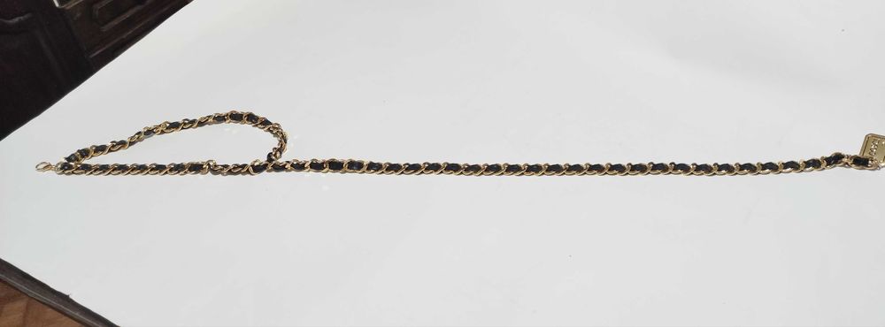 COSCI Италия дамски колан от естествена кожа и златна верига