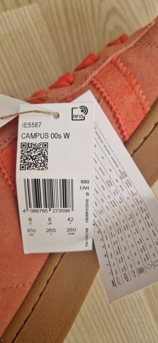 Sneakers Adidas Campus 00s roz , marimea 42 , noi