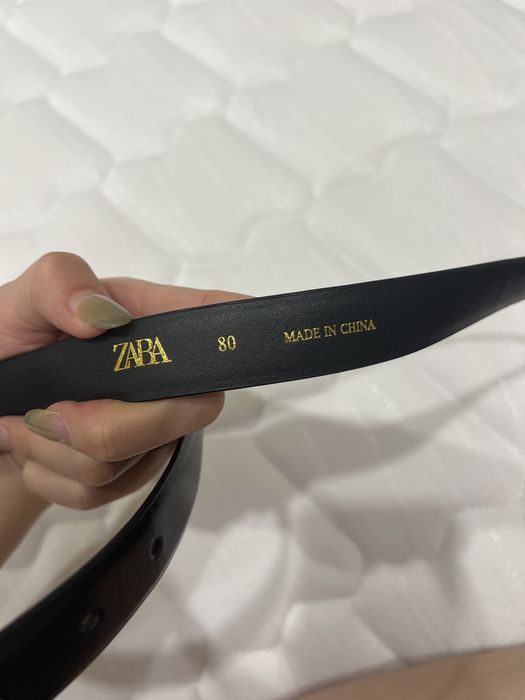 Zara ремень оригинал кожа