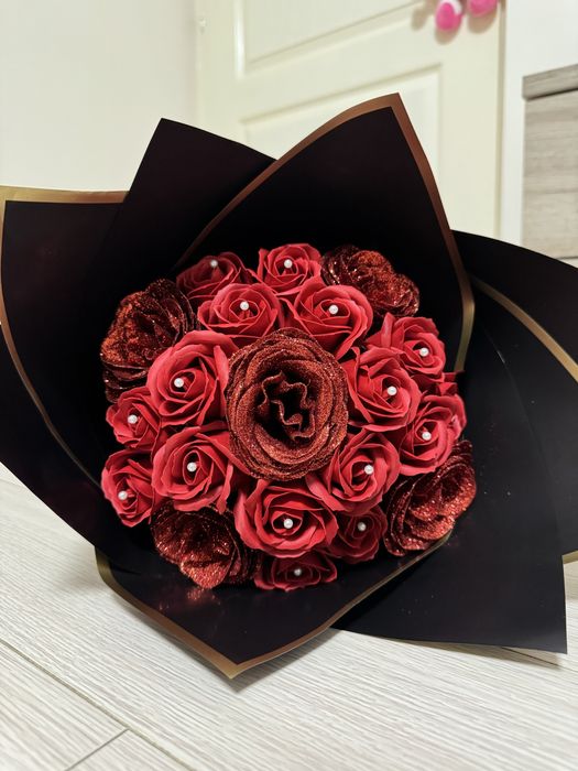 Buchet de trandafiri din sapun