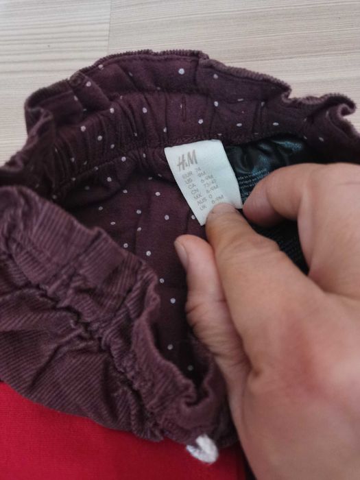 Set Craciun+pantaloni+bluza 6-9 luni