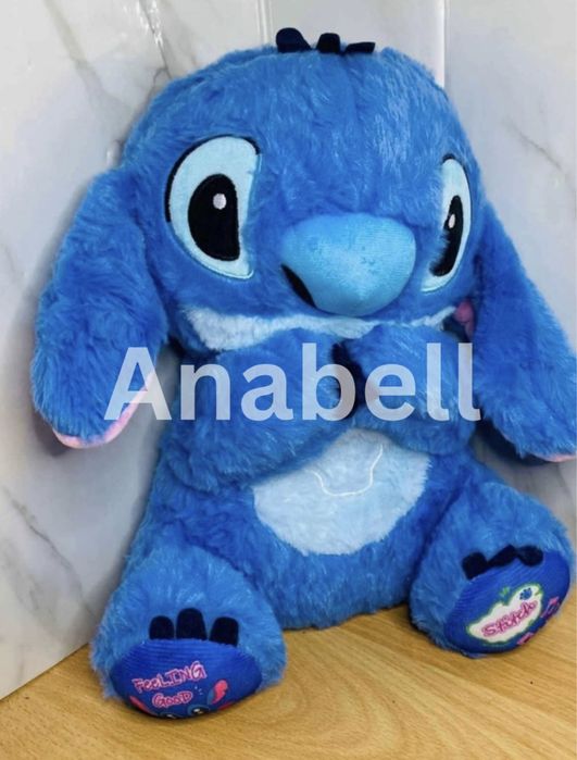 Плюшен Дишащ Стич/Лило и Стич плюшени дишащи играчки Stitch 30см