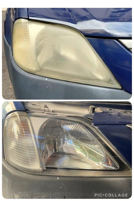 Polish faruri auto / POLIMERIZARE / polimer FARURI