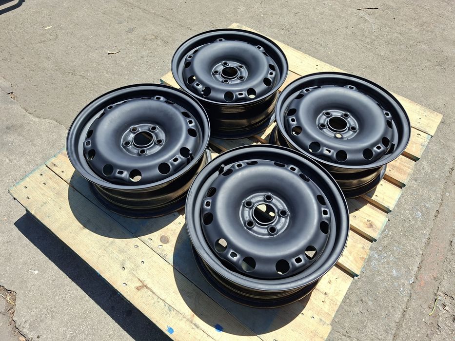 15" 5Х100мм Фолксваген, Сеат, Шкода 5x100 Стоманени джанти