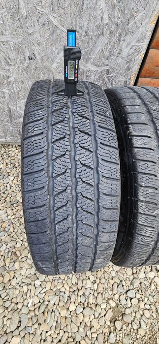 Jante cu anvelope Continental VanContactWinter 215/60 R17C 109/107 Ford Transit Custom 7jx17 5x160 ET.55 Senzori presiune