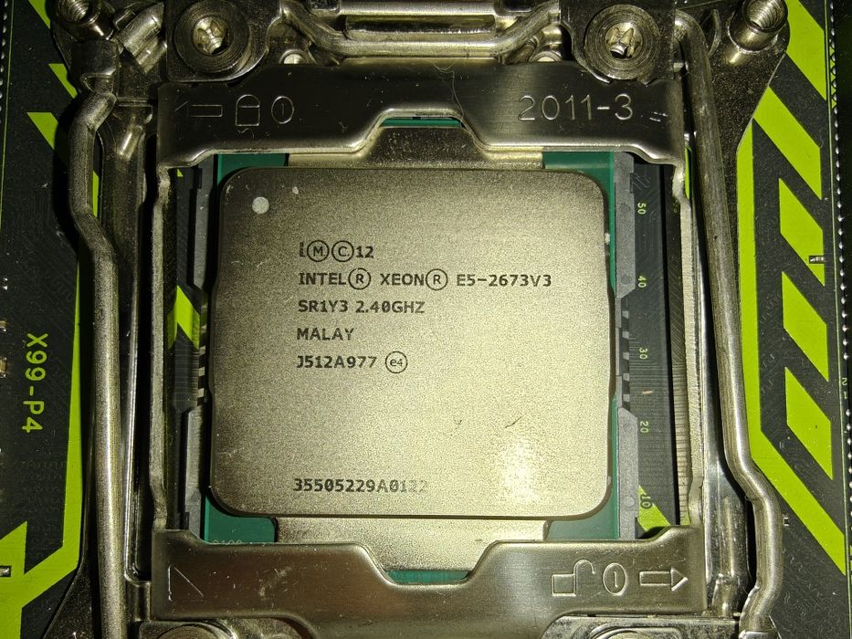 Комплект X99: Xeon E5-2673 V3 (12 ядер) + Мат.плата + Башня