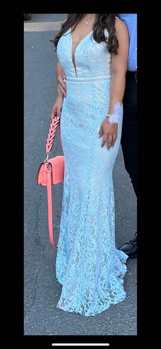 Официална синя рокля