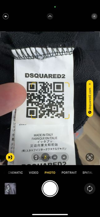 Dsquared2-Чисто нов мъжки автентичен суитчър Л размер