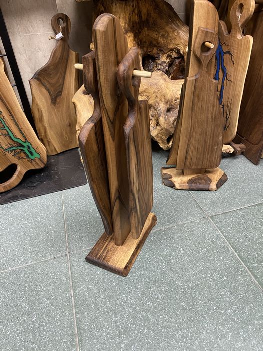 Орехов сет - 2 дъски+поставка