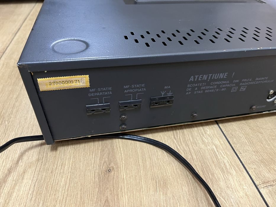 Tuner Stereo de colecție românesc Tehnoton anii ‘80