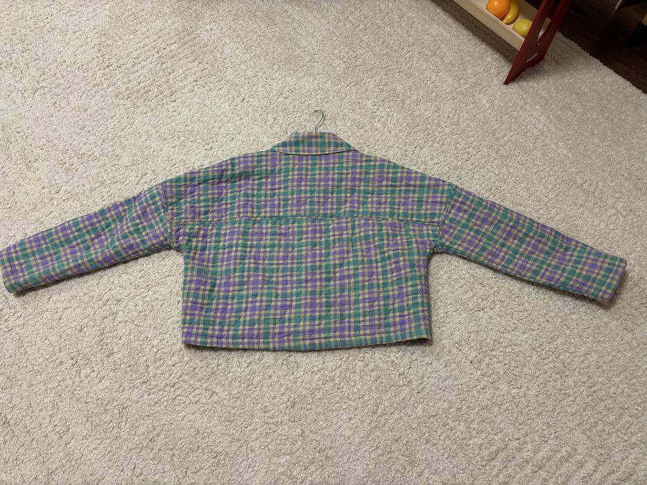 Късо яке риза каре