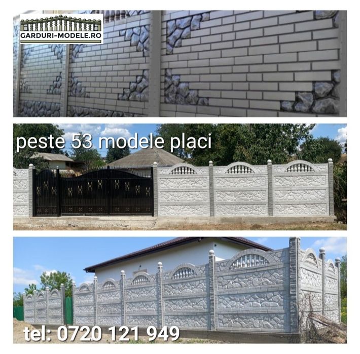 Garduri din panouri beton armat.Transport in jud.Brasov si împrejurimi