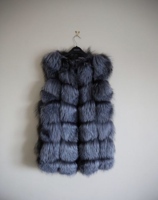 Жилет из чернобурки