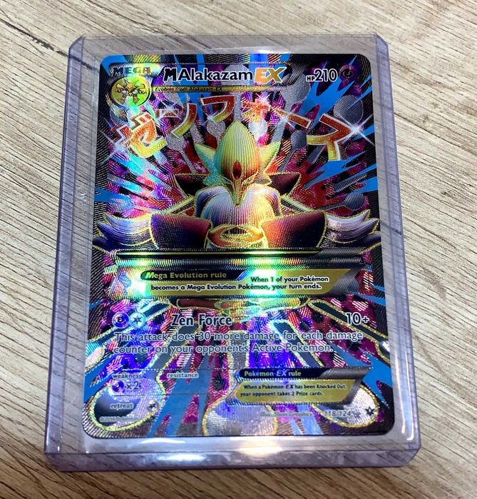 2016 M Alakazam EX Fates Collide Pokemon Card