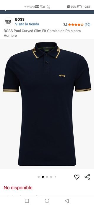 Мъжка тениска с яка BOSS