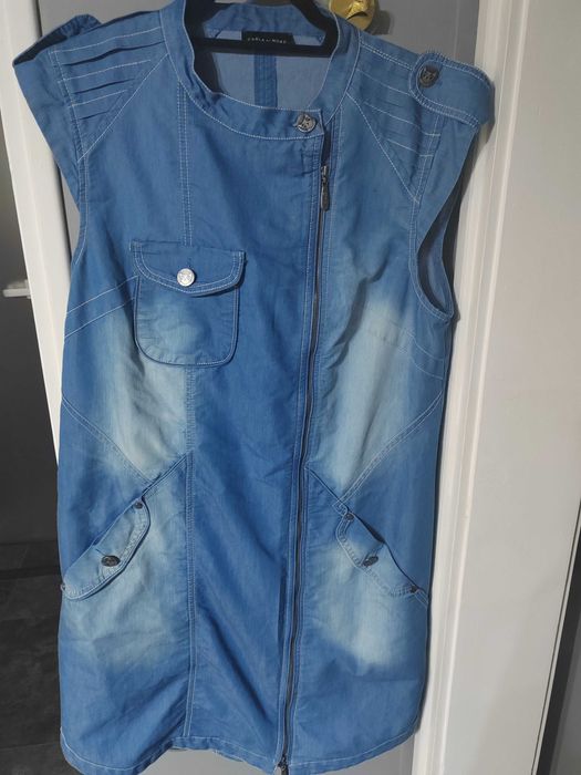 Дънкова рокля L XL