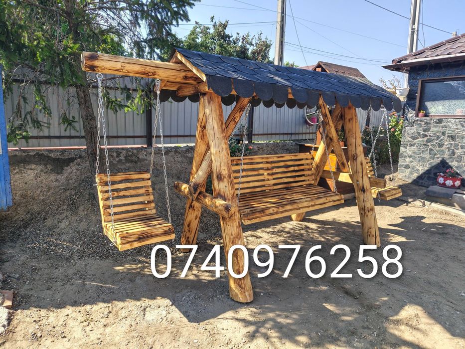 Leagăne și mobilier rustic
