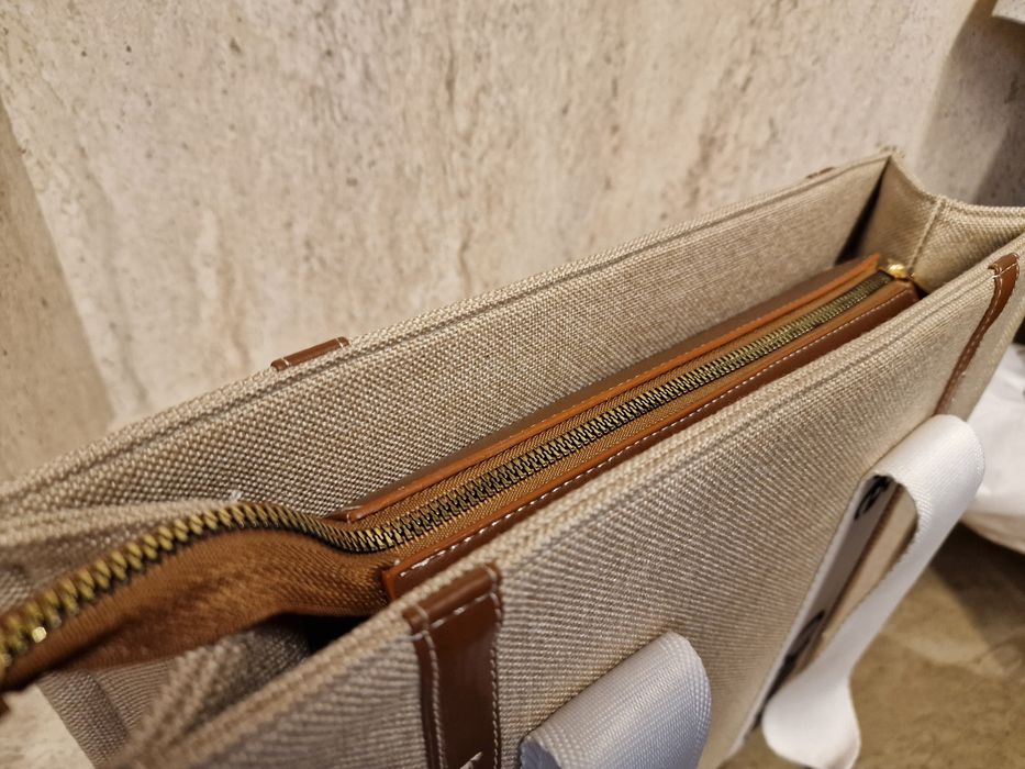 НОВО  Промоция ! Дамска чанта Chloè Woody Tote Linen