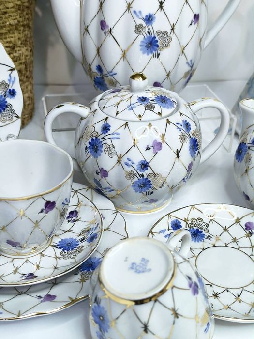 Руски порцелан ЛФЗ сервиз за кафе