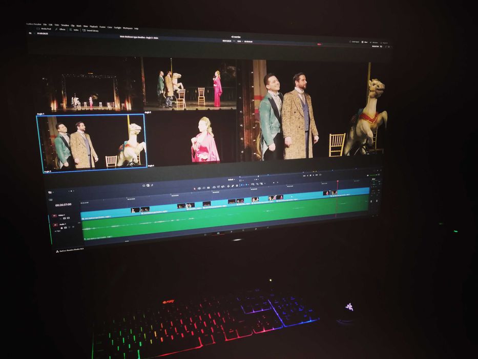 Editare video profesională, colorizare și retușare video