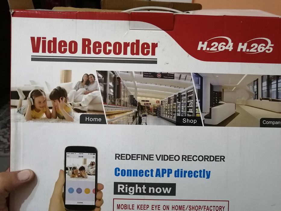 Видео регистратор.  На камеру