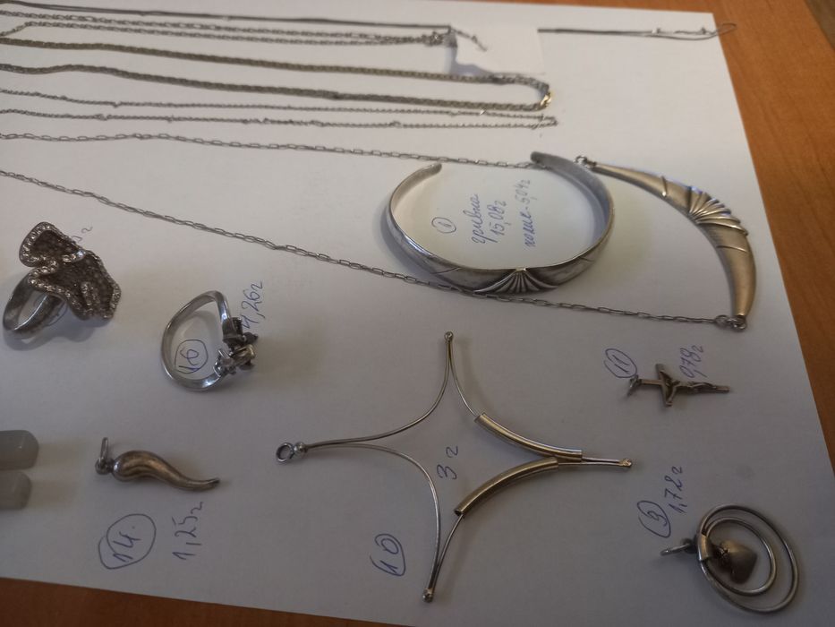 Сребърни бижута,