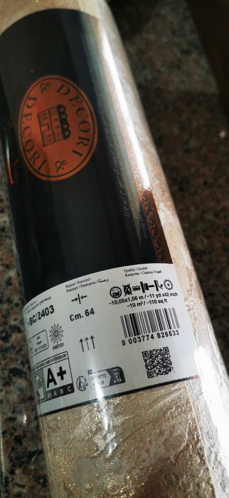 Vind tapet superlavabil, italian, Carrara si adeziv englezesc