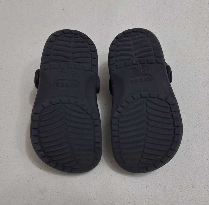 Saboți CROCS Kids Baya Clog C7, sandale papuci flip-flop negre, Nr. 23-24 EU (14, 5 ~ 15 cm) unisex