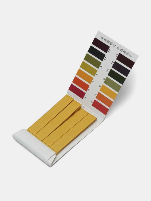 PH testi lakmus qog'ozi. Лакмусовая бумага 80 штук. Диапазон 1 - 14 pH