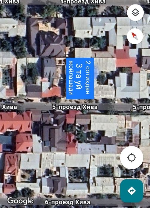 Шахар марказида Новза метрога 500 метр Якин жойда жойлашган 6 сотих Уй