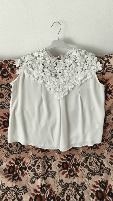 Bluza alba eleganta