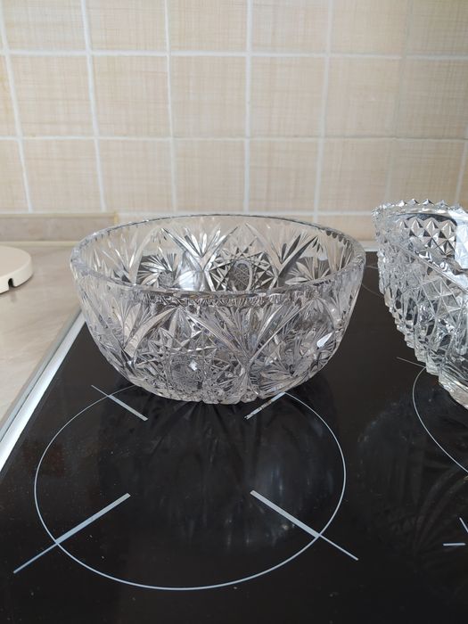 Вазы хрустальные советские