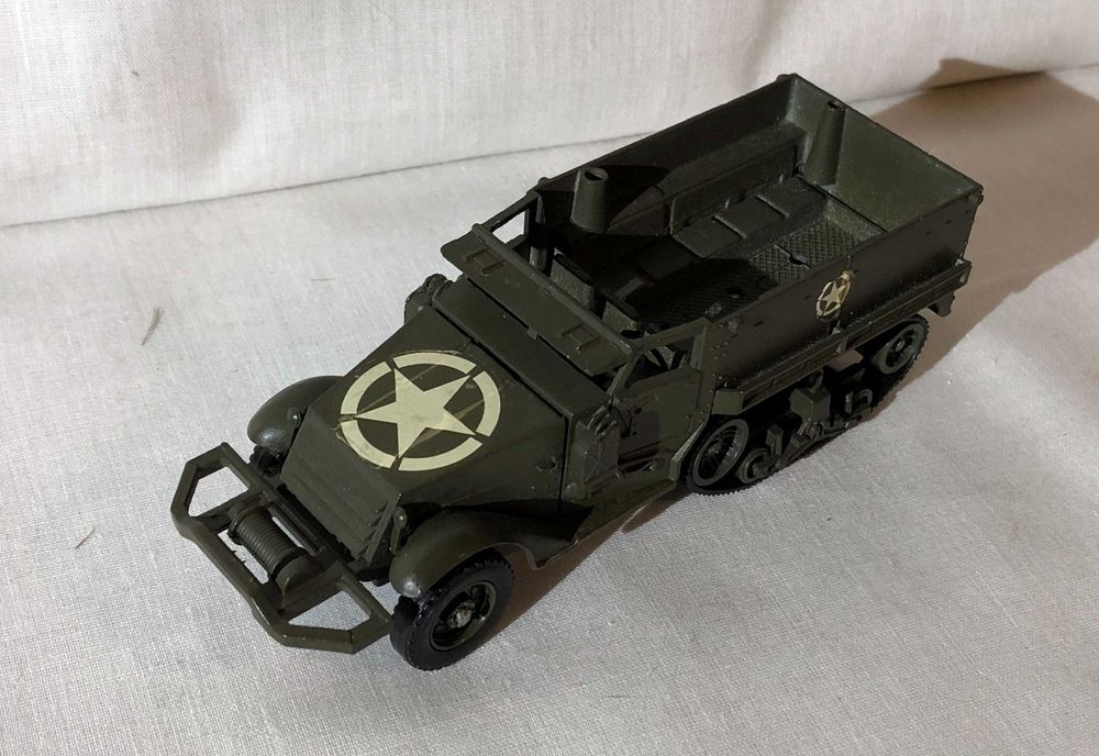 Macheta Solido Half Track US M3 transport trupe metalica 1 43