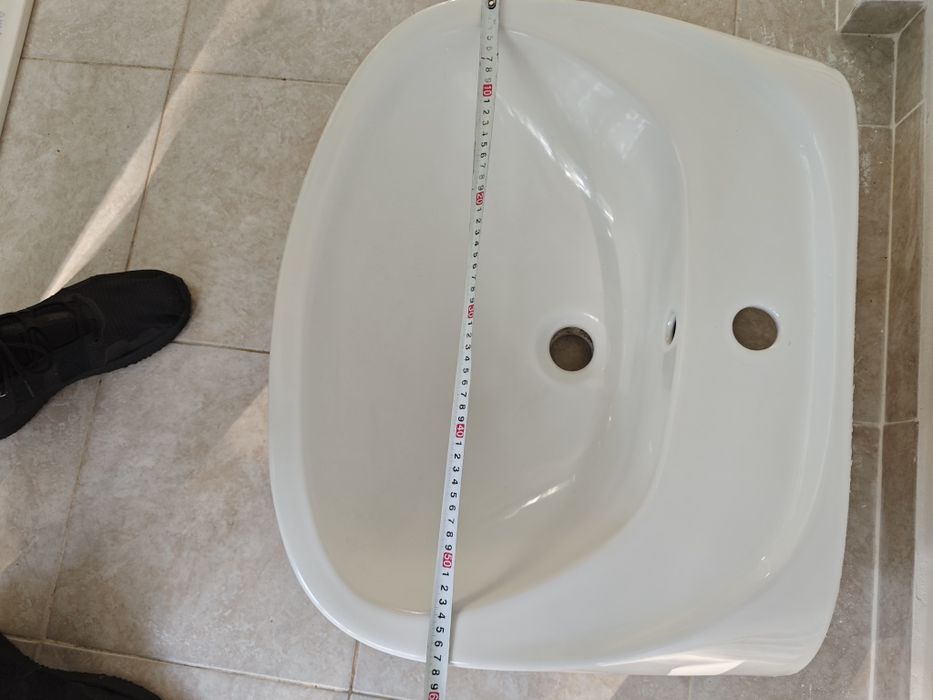 Lavoar baie Mondial cu piedestal , alb, rotunjit