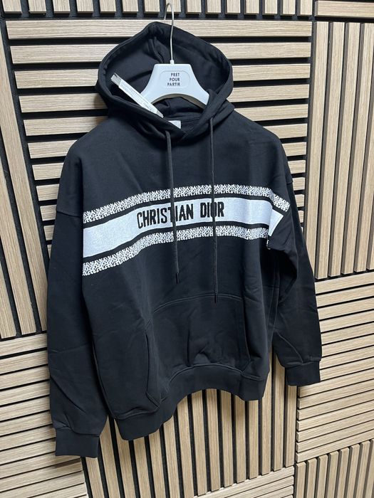 Нов черен мъжки суитшърт - размер S