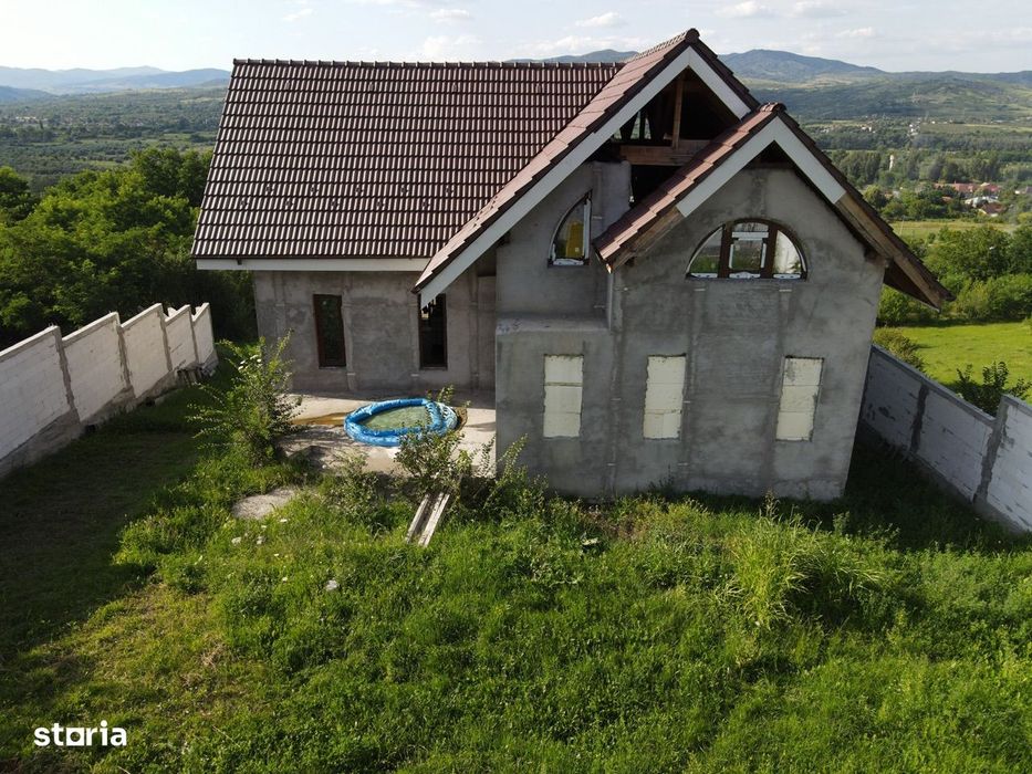 Vând casă în construcție, 303 mp construiți, Măgura D+P+M, jud. Buzău