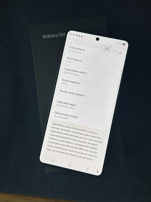 Samsung S26 ultra nou!