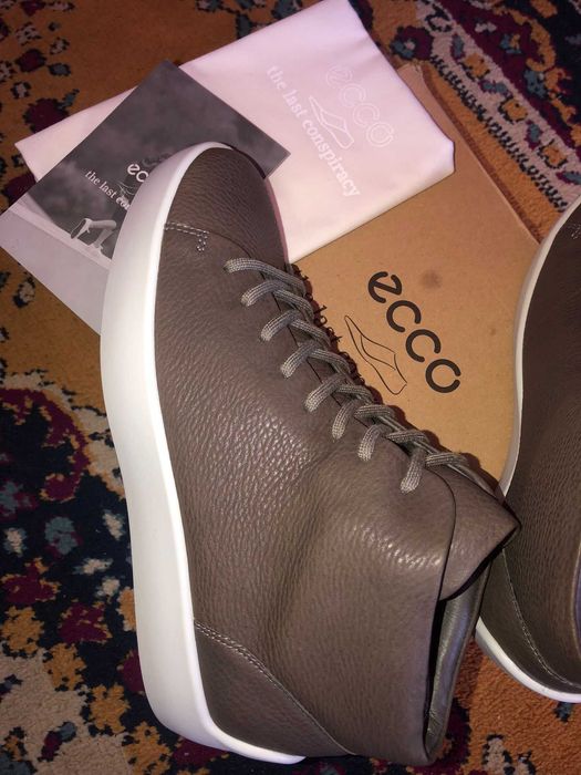 Vand sneakers Ecco, piele Maro, Mărimea 41, unisex, set complet