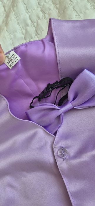 Желетка с бантиком и пояс