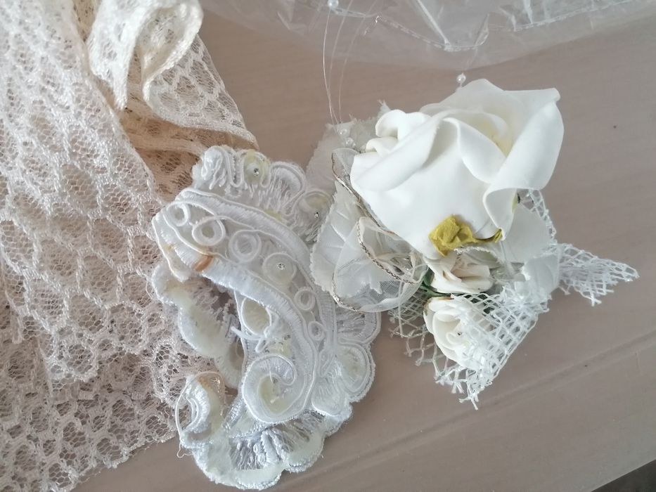 Ткань, кружева, манжеты,