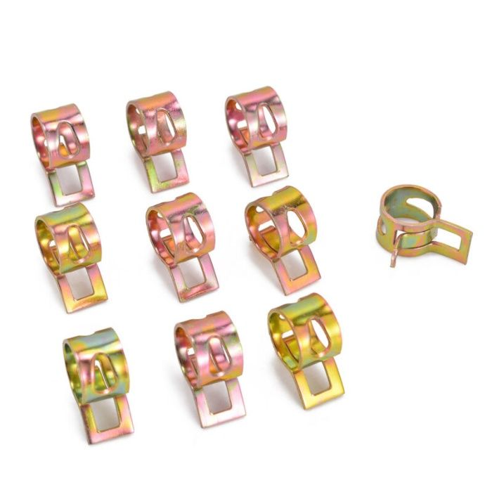 10 броя пружинна скоба . скоби за водни съединения 15 mm